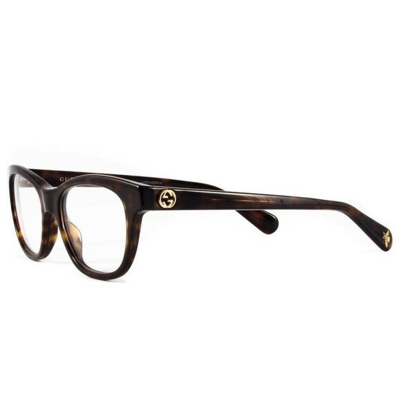 Gucci Eyeglasses Frame Color Havana GG 0372O 002 - Picture 1 of 5
